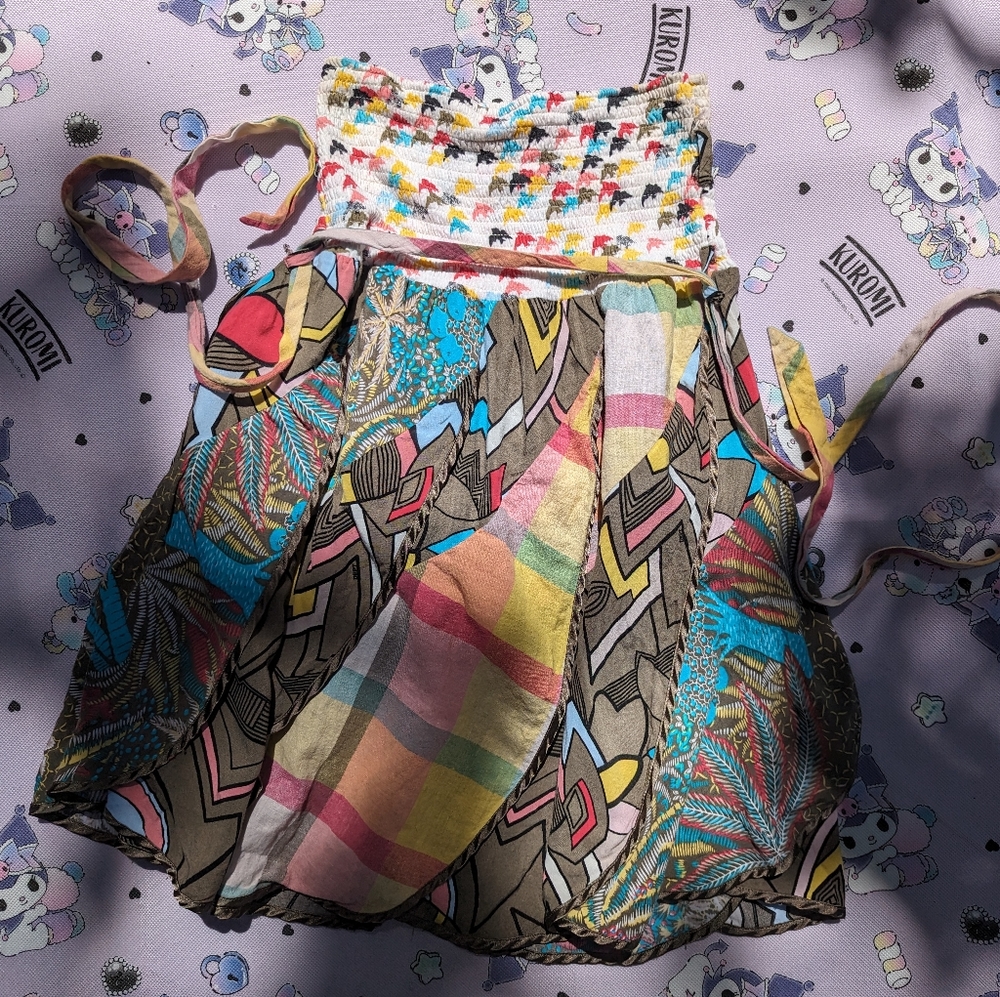 DEPT Patchwork Frilled Top - Picture 2 of 4
